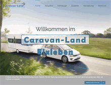 Tablet Screenshot of caravan-land.de